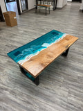 Handcrafted Maple Oceanic Coffee Table