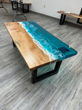 Handcrafted Maple Oceanic Coffee Table