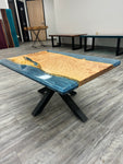 Handcrafted Quilted Maple Coffee Table