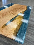 Handcrafted Quilted Maple Coffee Table