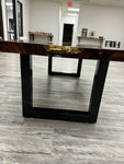 Handcrafted Willow Acacia Epoxy coffee and bullet coffee table