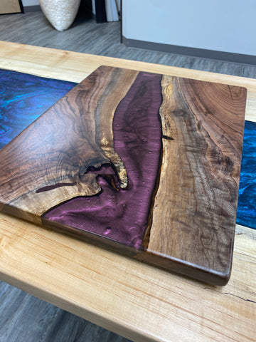 Epoxy Charcuterie Board - Walnut