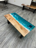 Handcrafted Maple Oceanic Coffee Table