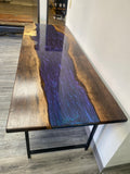 Handcrafted Walnut Epoxy Table furniture