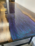 Handcrafted Walnut Epoxy Table furniture