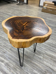 Handcrafted Willow Acacia Side Table furniture