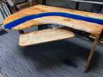 Handcrafted Maple Epoxy Desk furniture