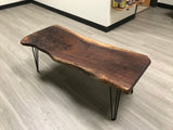 Handcrafted Wood Walnut Coffee Table Furniture