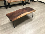 Handcrafted Wood Walnut Coffee Table Furniture