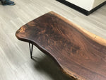 Handcrafted Wood Walnut Coffee Table Furniture