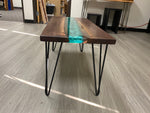 Handcrafted Walnut Wood Coffee Table Furniture