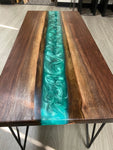 Handcrafted Walnut Wood Coffee Table Furniture