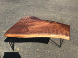 Handcrafted Wood Walnut Coffee Table Furniture