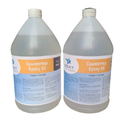 Icoat Counter Top / Art Resin 1-1 Ratio 2 Gallon Kit