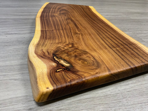 Natural Edge Charcuterie/Serving tray/Cutting Board - Arizona Acacia