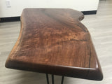 Handcrafted Wood Walnut Coffee Table Furniture