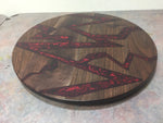 Walnut Resin Lazy Susan